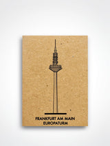 Frankfurt am Main - Europa Tower | Handcrafted Architectural Fridge Magnet
