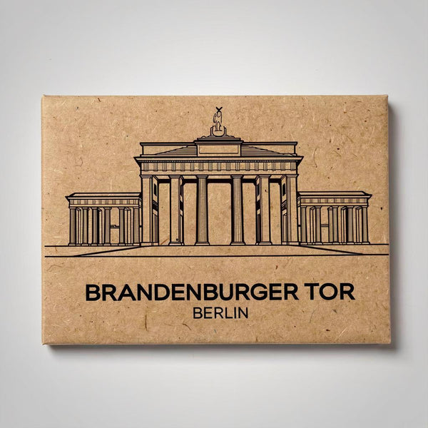 Berlin - Brandernburger Tor | Handcrafted Architectural Fridge Magnet