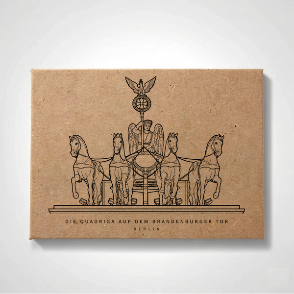 Berlin - Brandernburg Gate Quadriga | Handmade Artisanal Fridge Magnet