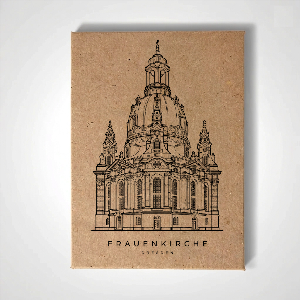 Dresden Fridgemagnet - Fraeunkirche -  Dresden Souvenir