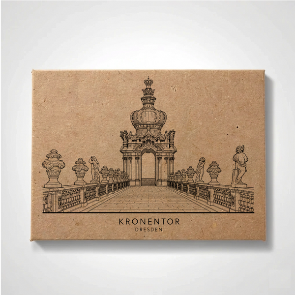 Dresden Fridgemagnet - Kronentor -  Dresden Souvenir