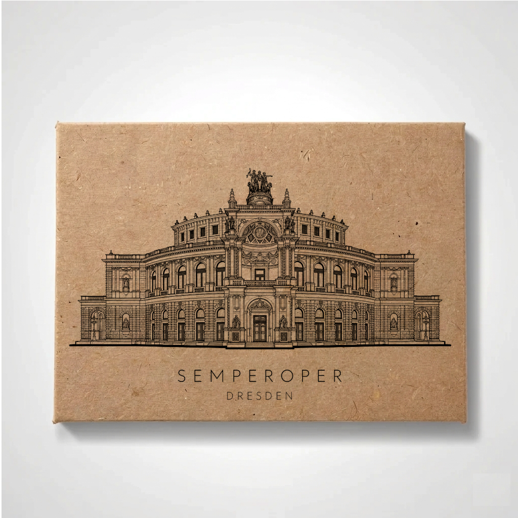 Dresden Semperoper Magnet – Luxury Dresden Souvenir