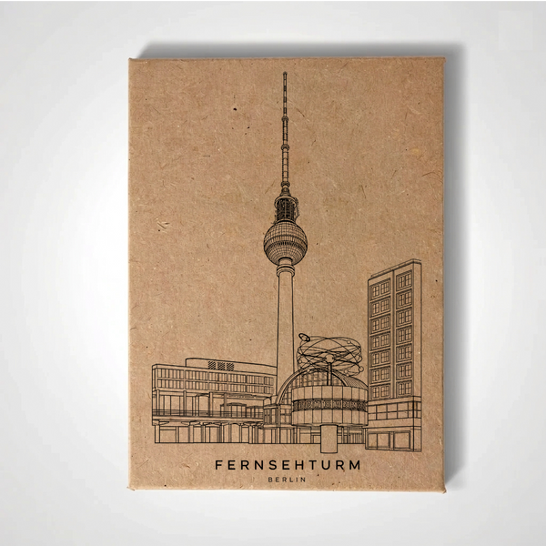 Berlin - TV Tower | Handcrafted Architectural Fridge Magnet