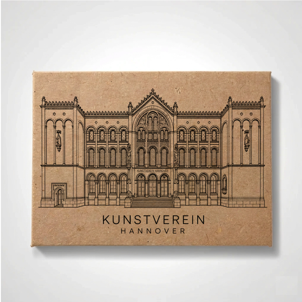 Hanover Fridgemagnet - Kunstverein -  Hanover Souvenir