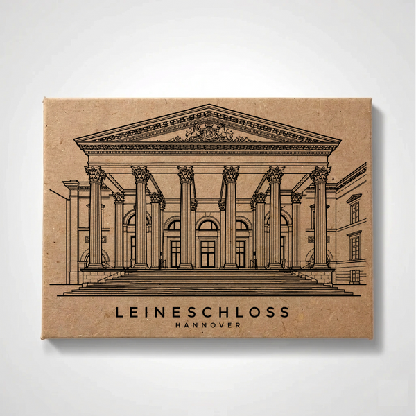 Hanover Fridgemagnet - Leinenschloss (Leinen Palace) -  Hanover Souvenir