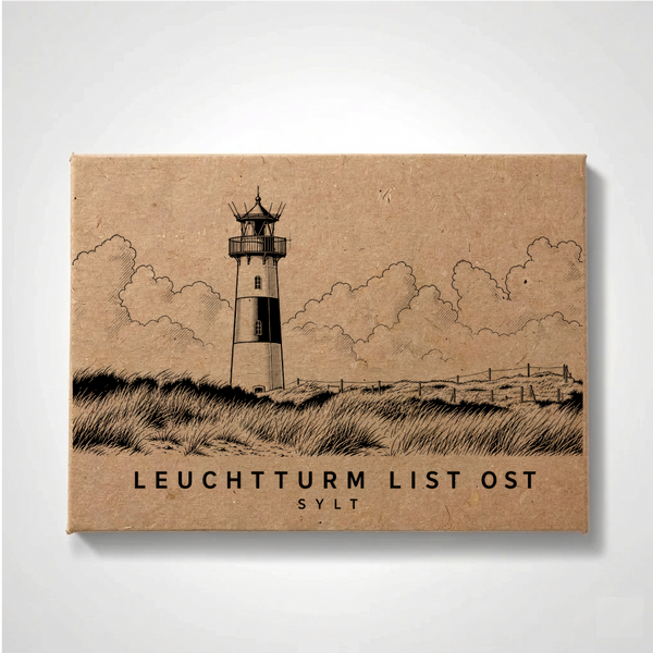 Handmade Fridge Magnet - Sylt - List East Lighthouse