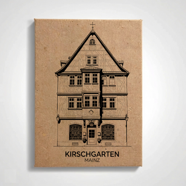 Mainz - Kirschgarten| Handcrafted Architectural Fridge Magnet
